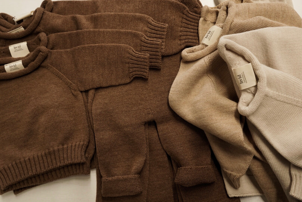 Georgette Merino Wool Knit Sweater - Mocha