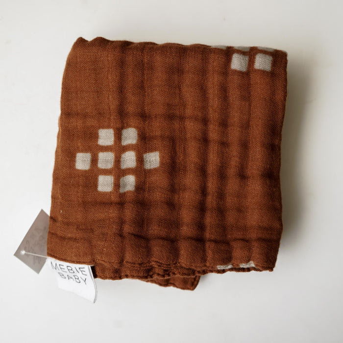 Muslin Burp Cloth- Chestnut Textiles