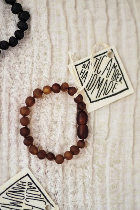 Raw Cognac Amber Anklet/Bracelet