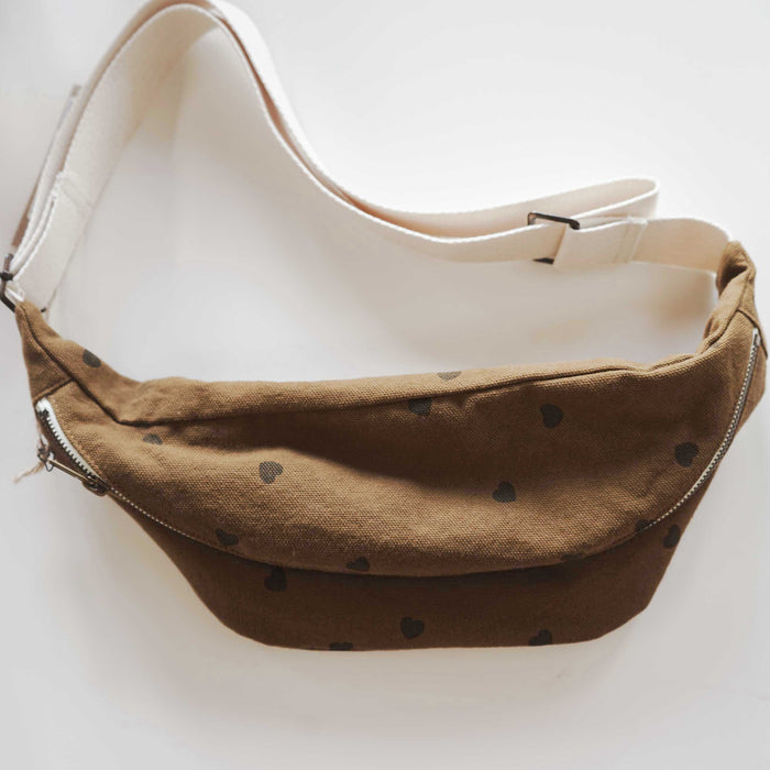 Banana Bag- Cumin/Hearts