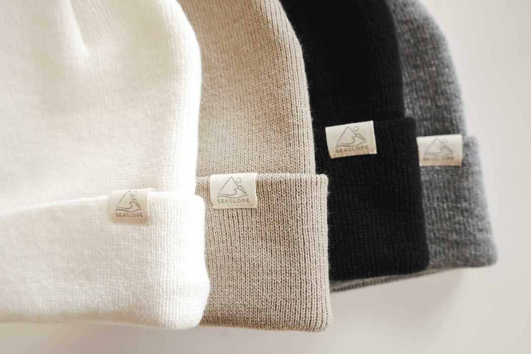 Knit Beanie- Jet Black