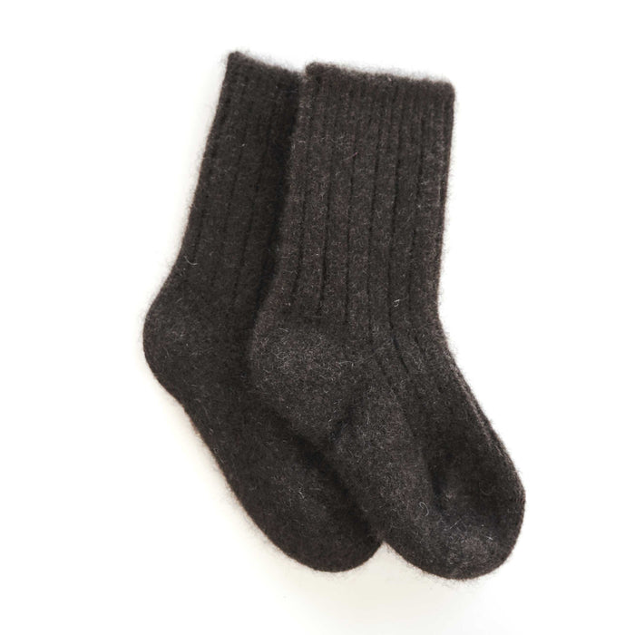 Yak Wool Socks - Chocolate Brown