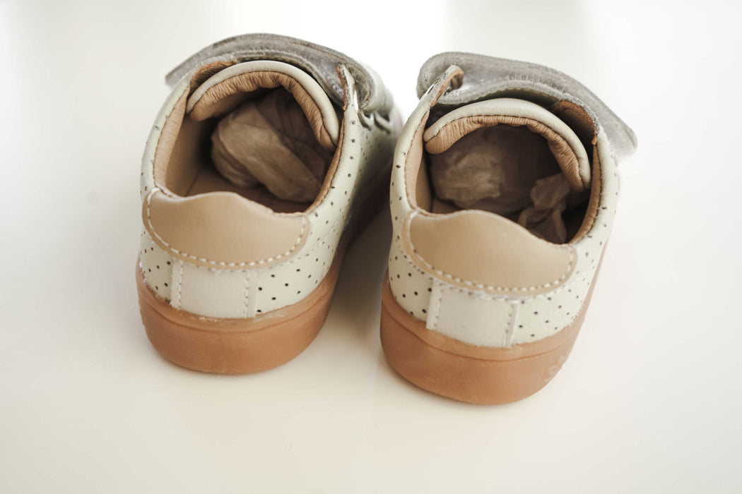 Leather Kids Sneaker - Sage