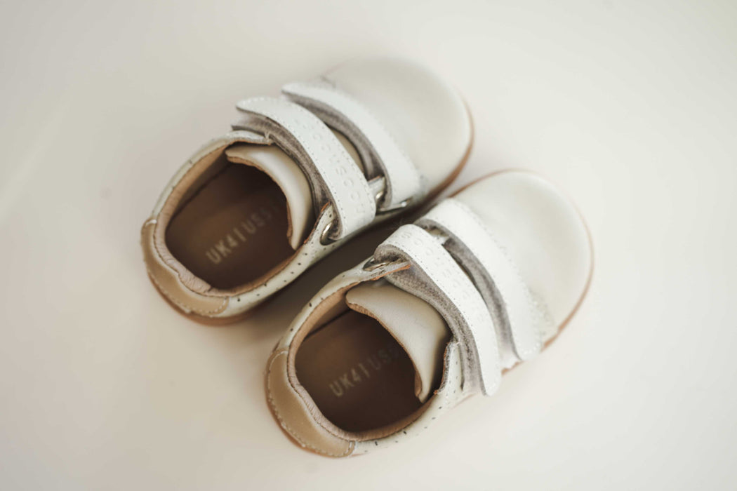 Leather Kids Sneaker - Sage