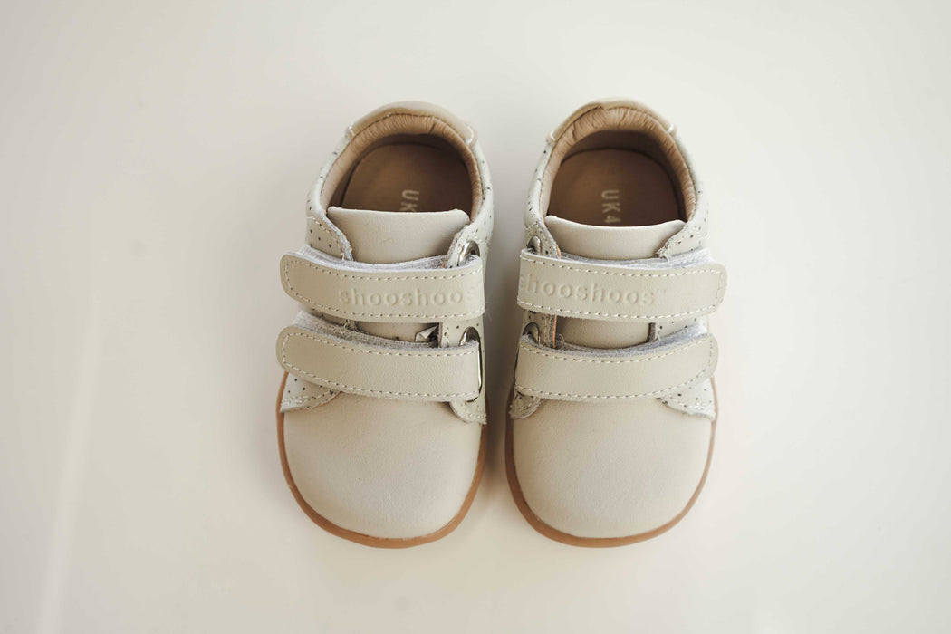 Leather Kids Sneaker - Sage
