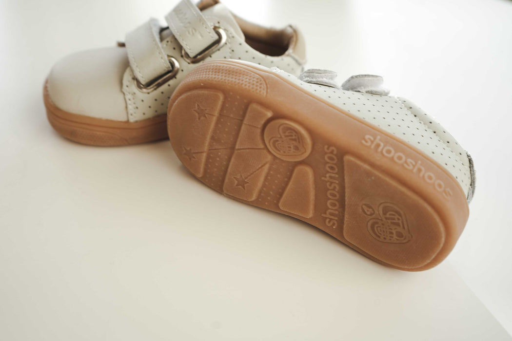 Leather Kids Sneaker - Sage