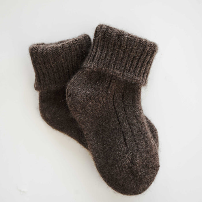 Yak Wool Socks - Light Brown