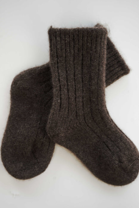 Yak Wool Socks - Light Brown