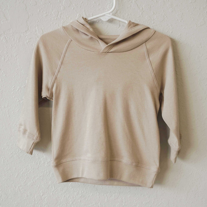 Madison Hooded Organic Pullover - Clay