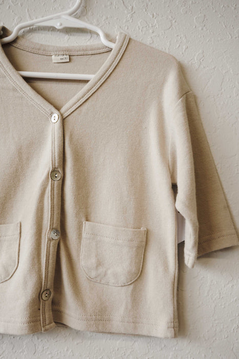 Soft Cardigan Top- Beige