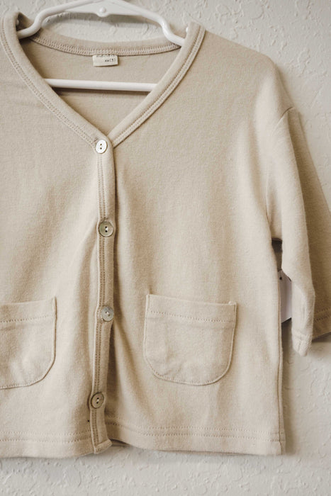 Soft Cardigan Top - Beige