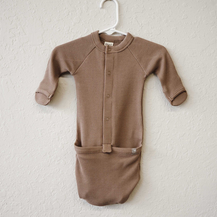 Thermal Bamboo Organic Gown - Natural
