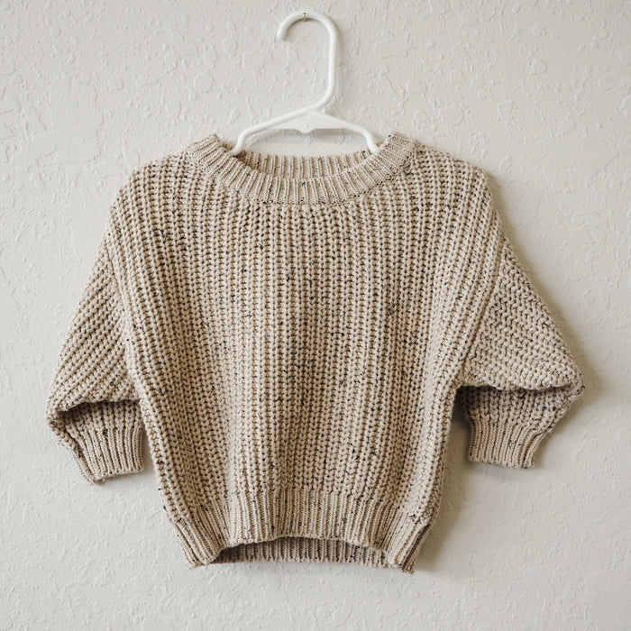 Chunky Sweater - Oat Fleck