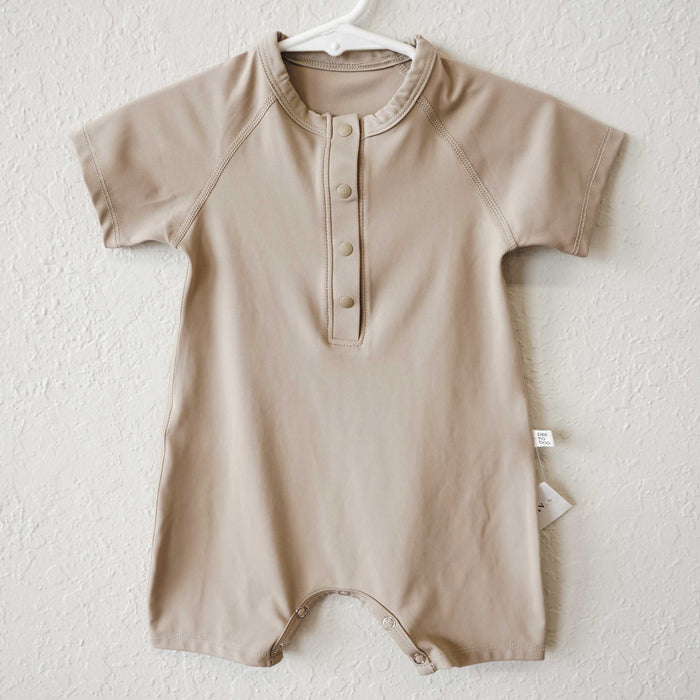 UV RashGuard Swimsuit - Beige